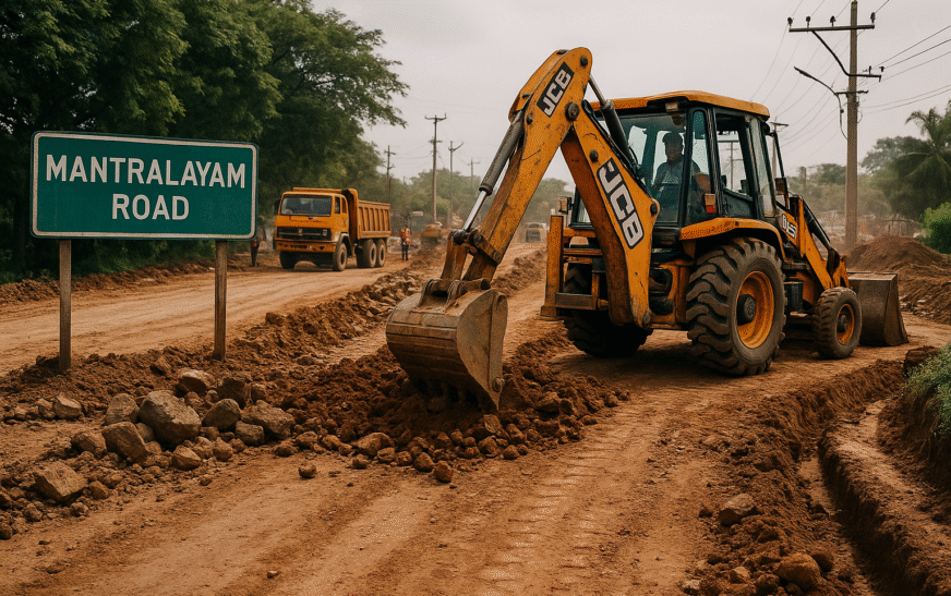 Mantralayam Road Construction Updates 2025